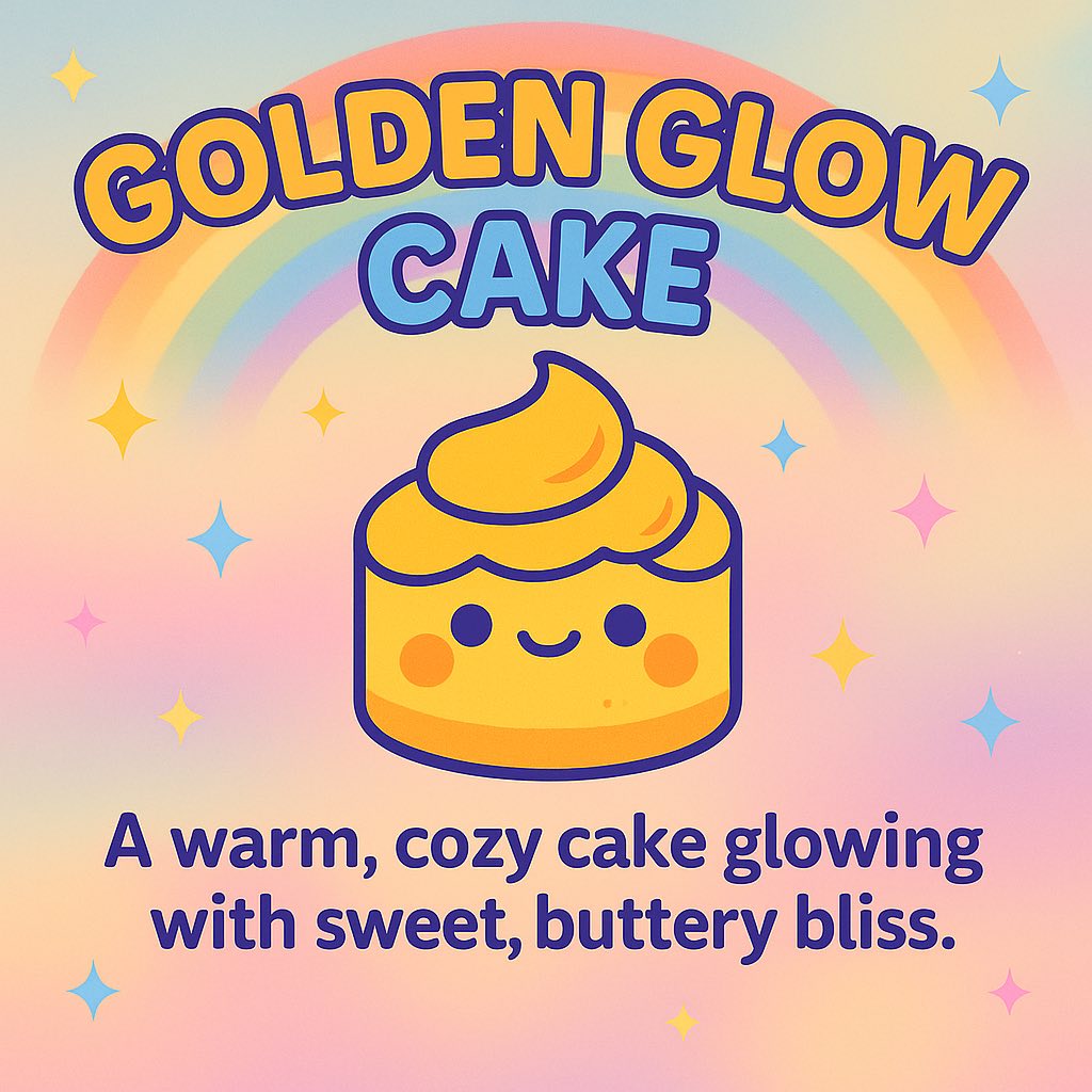 Golden Glowcake Wax Block