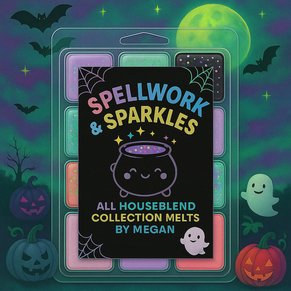 HALLOWEEN - Spellwork & Sparkles All Houseblend 8 Cavity sample pack