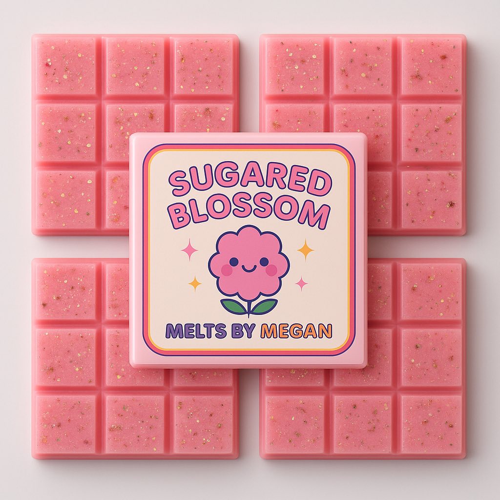 Sugared Blossoms Wax Block