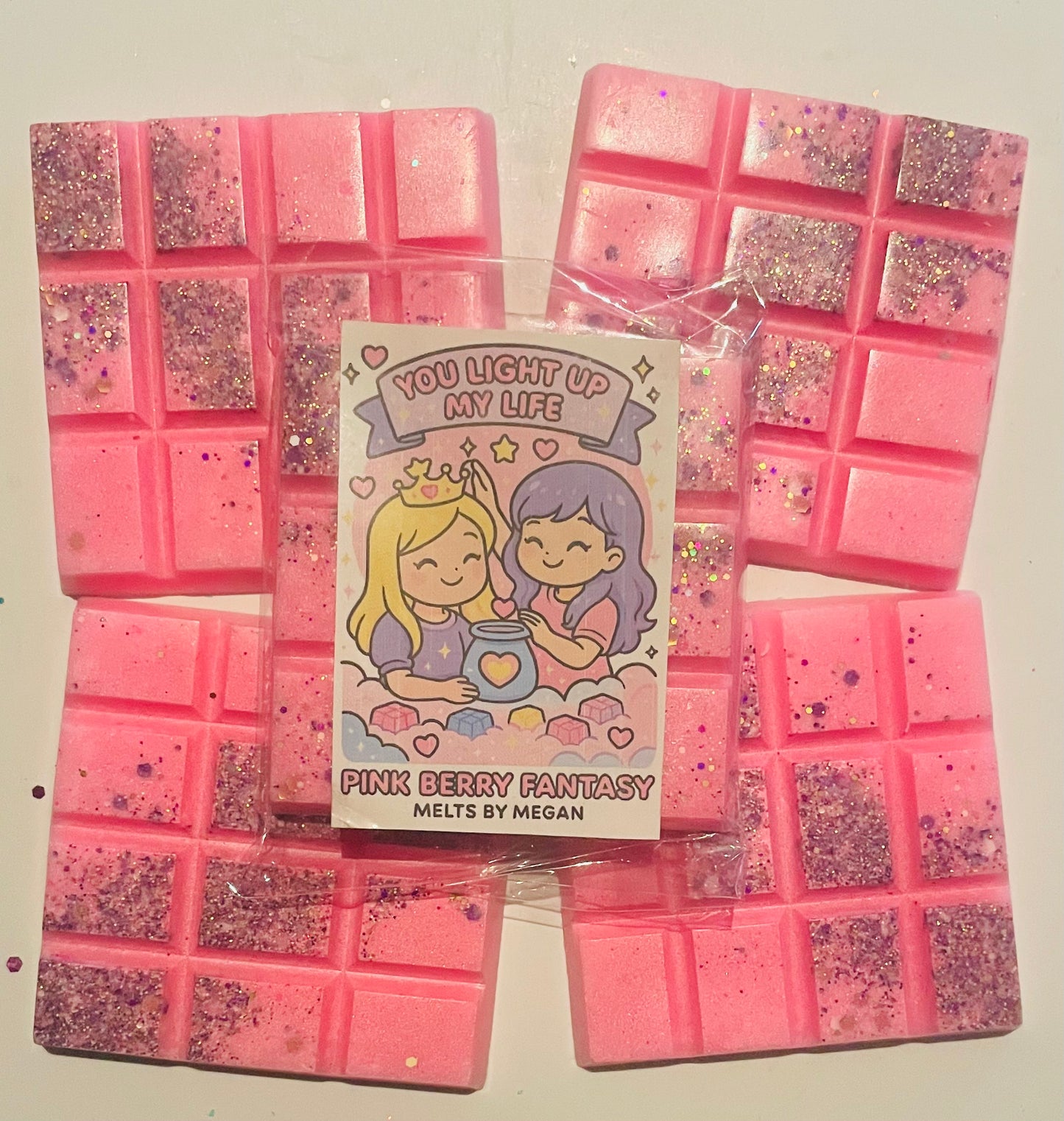 Pink Berry Fantasy - A Thankyou to Liss - (HOUSEBLEND) WAX BLOCK